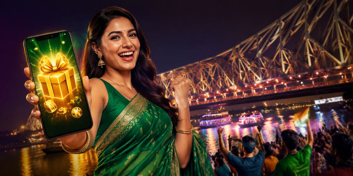 A modern casino app interface in Kolkata setting